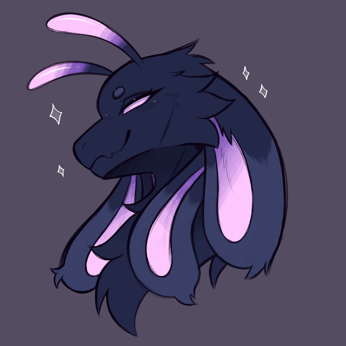 _rekzaii_'s tweet photo. Little doodle of my new goober i got ✨

#furry #furryart #art #alien #bunny #goat #oc https://t.co/mxwngcI7J9