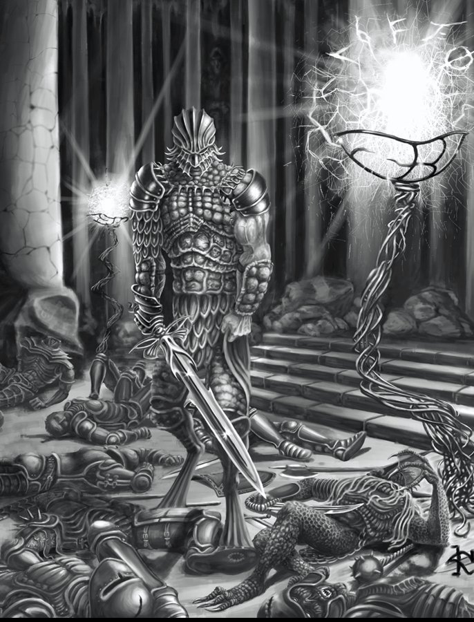 NikolaiSureen's tweet photo. Standing among the fallen. Dark fantasy illustration created straight from the heart. ⚔️🛡️⚡
#darkfantasy #darkfantasyart #illustration #conceptart #characterdesign #knightart #traditionaltexture #digitalart #epicart #artshare #fantasyillustration https://t.co/U1mStqQvVP