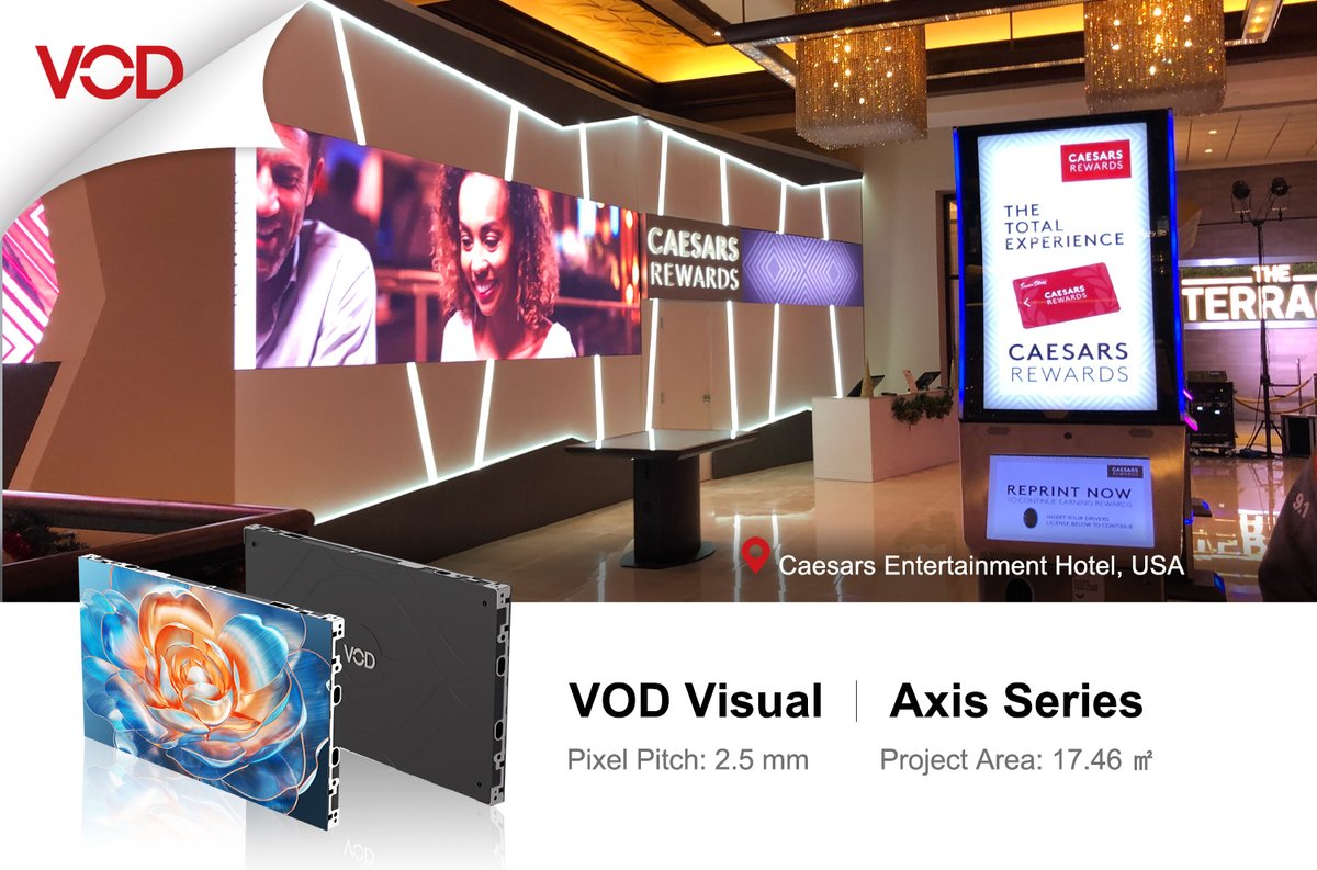 VOD__Visual's tweet photo. Case Study | Elevating luxury hospitality experiences with VOD Visual Inc. fine-pitch LED displays! ✨
#VODVisual #CaseStudy #CaesarsEntertainment #HospitalityTech #FinePitchLED #ProAV #DigitalSignage #LuxuryHotels #HotelDesign https://t.co/ykPdpWjBpQ
