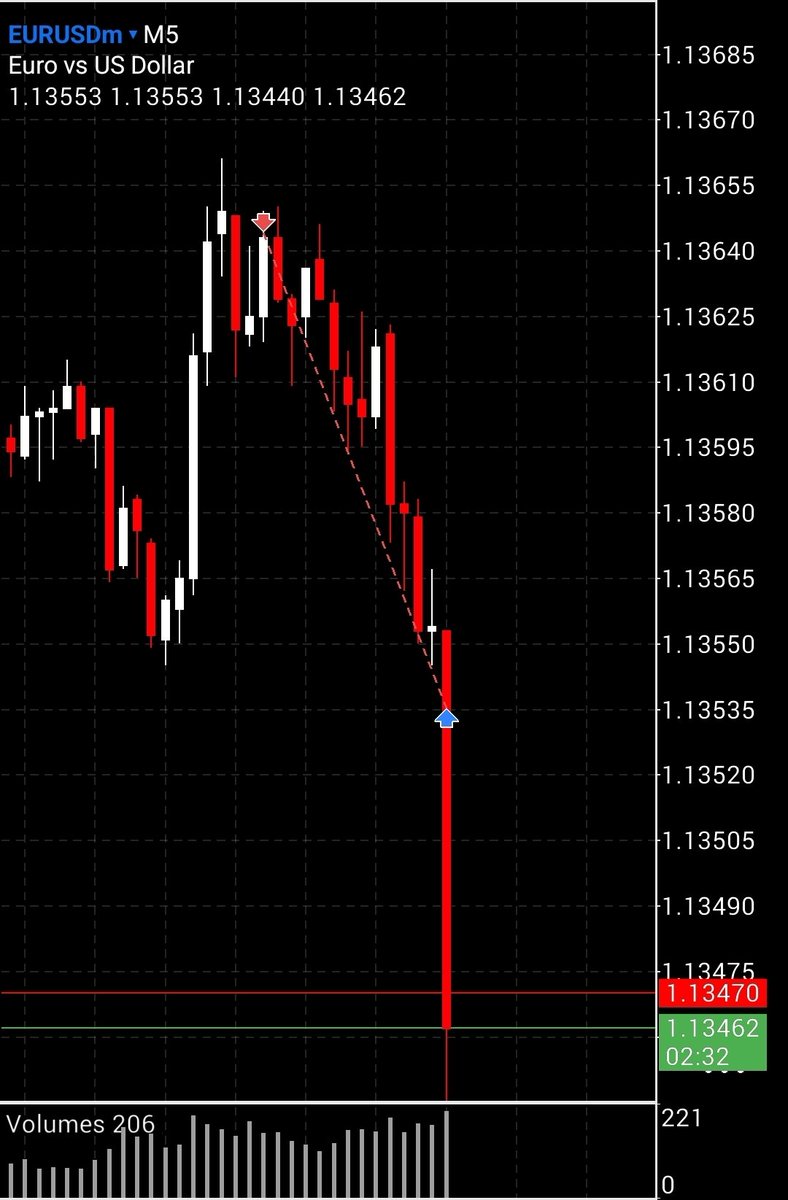 PriyaFXTrader's tweet photo. #EURUSD 

The real dump came after my TP hit 😐 https://t.co/AIKdmnmhxw