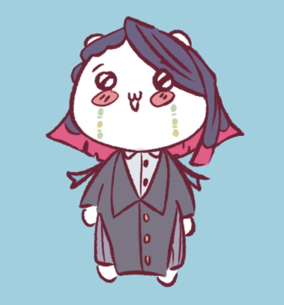nonchalantlain's tweet photo. Who in the world is this funny looking guy!!!! #enmu #kny #chiikawa https://t.co/Mf0uv7STwm