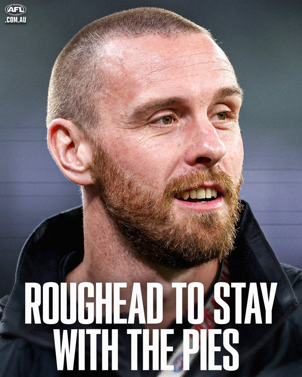 AFL's tweet photo. Collingwood will retain backline coach Jordan Roughead amid strong interest from Carlton, @JoshGabelich reports.

Details: https://t.co/AGVd2VibEh https://t.co/EeCf4IaPMN