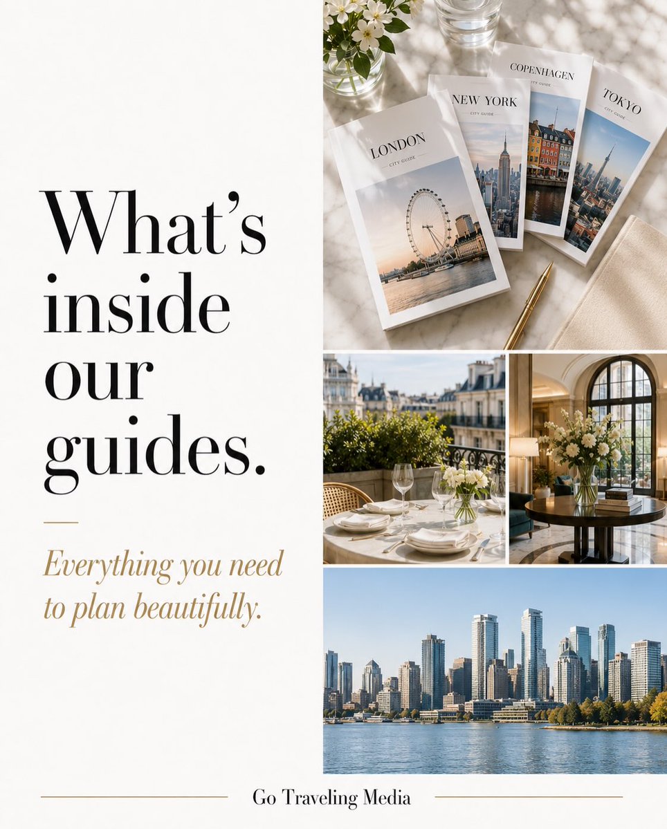 jackysv's tweet photo. What’s inside our guides? Everything you need to plan beautifully — without spending hours jumping between saved posts, hotel tabs, restaurant lists, maps, and random recommendations. Our destination guides are built to give your trip more https://t.co/dsBs6AMGMY