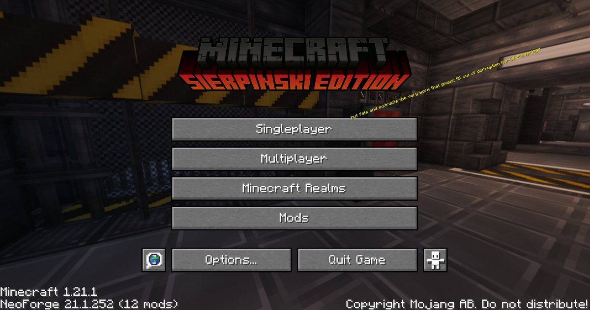 Dykenwolf's tweet photo. There is a disturbing lack of #Signalis Minecraft mods which I intend to (try and) fix https://t.co/nHsHEEhT1T