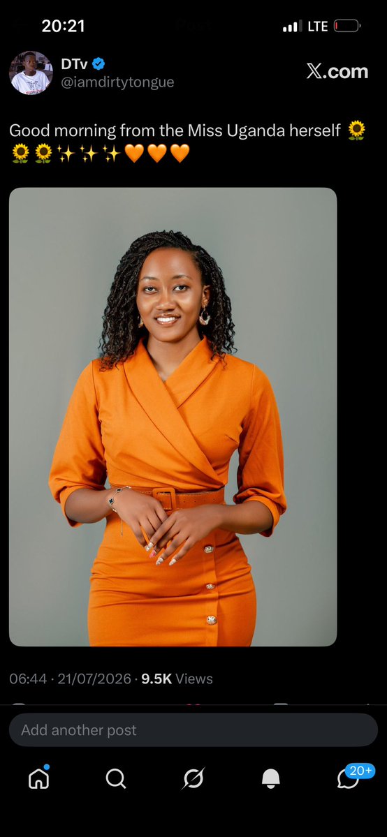 iamdirtytongue's tweet photo. God did β€οΈ
Congratulations Faith on reaching the finals of the miss Uganda journey.
Catch her live on 10th π»π»π»β¨β¨β¨
She moves on fundaments:
Menstrual management
Fighting poverty
#FaithForMissUganda
#MissUganda https://t.co/6tjhS4u3CK