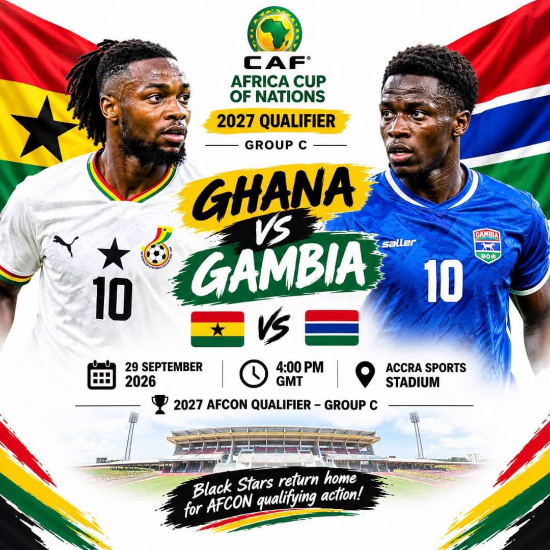 SportsChannelGh's tweet photo. Are you ready 🔥🔥🔥🔥🔥🔥 Ghana 🇬🇭 vs Gambia 🇬🇲 #sportschannelgh #afcon #Ghana https://t.co/r1RW8VwXqC