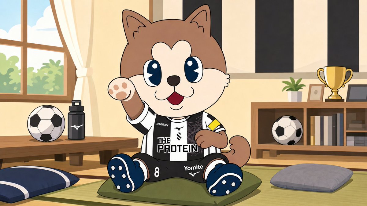 shibit428's tweet photo. 今日は招き猫の日なんだって！

「くるふく」の語呂合わせらしいよ〜🐾

みんなには最近どんないいことがあった？ぼくに教えてね！

#SHIBUYACITYFC #招き猫の日 https://t.co/ugGNREG1Kx