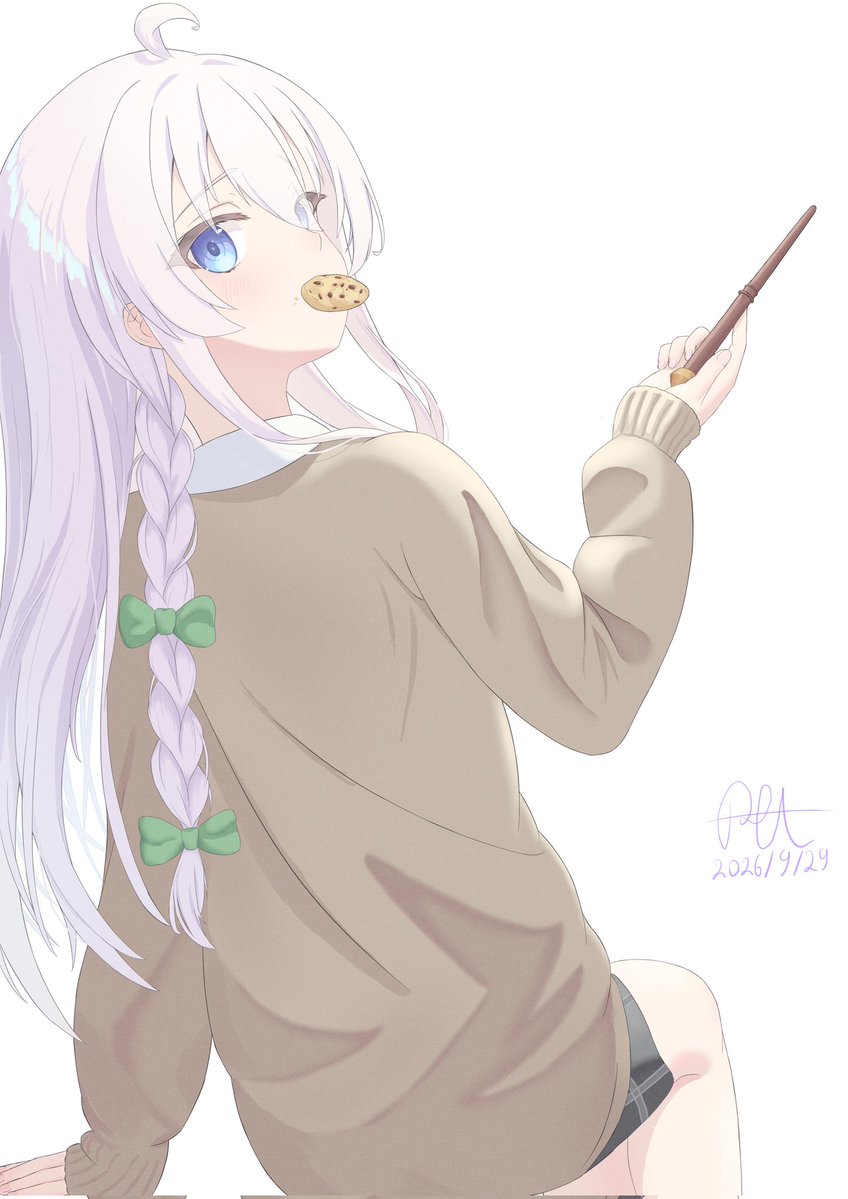 Piaowsla401's tweet photo. らくがきではないらくがきイレイナさん、25巻特装版の別視点というもの。
背景は廃案した。
#魔女の旅々　#魔女の旅々はいいぞ　#イレイナ https://t.co/UcNiWdeMlU