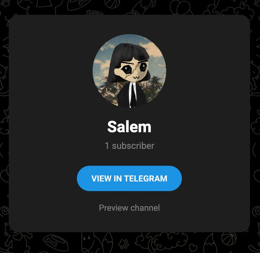 Salemxbt's tweet photo. Do you want to be early to all of my cooks?

Join my Telegram

We are cooking!

https://t.co/jBTrybVef2 https://t.co/hnQM88SV2F