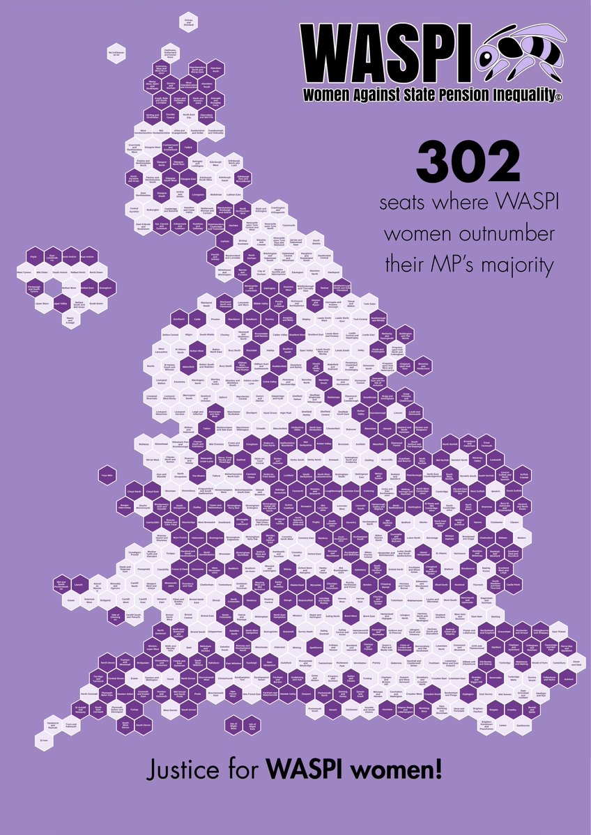 WASPI_Campaign's tweet photo. At #Lab26? Come and see us at stand K2. 

We’ll tell you about the 302 constituencies where #WASPI women can make a difference for Labour. Our map is generating a lot of interest from MPs. https://t.co/j76gytGkoW