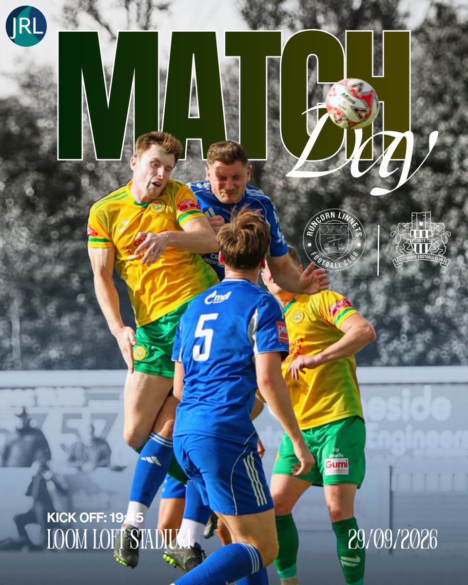 RuncornLinnets's tweet photo. ⚽️🛣️ | MATCHDAY IS HERE!
Its gameday as travel north to Lancashire as we take on @ClitheroeFC
🏟️Loom Loft Stadium, BB7 1LZ
⏰19:45 KO
🏆NPL West Division
#backthecorn 🌽 https://t.co/Wnpwbi7frA