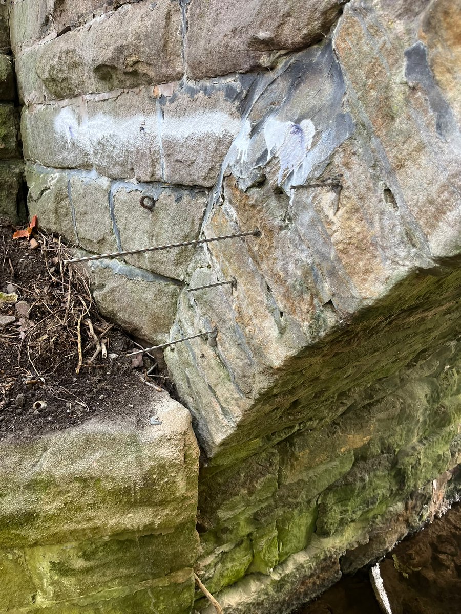 CECHighways's tweet photo. 📍Penn Culvert, Tunstall Road #Bosley
Works have been completed 8 days ahead of schedule, and included
✅Installation of 16 metal bars to stabilise the stone arch
✅Re-grouting of the arch
✅Repairs to the damaged parapet following an RTC
Thanks for your patience during the works https://t.co/CTFuh0zyoZ