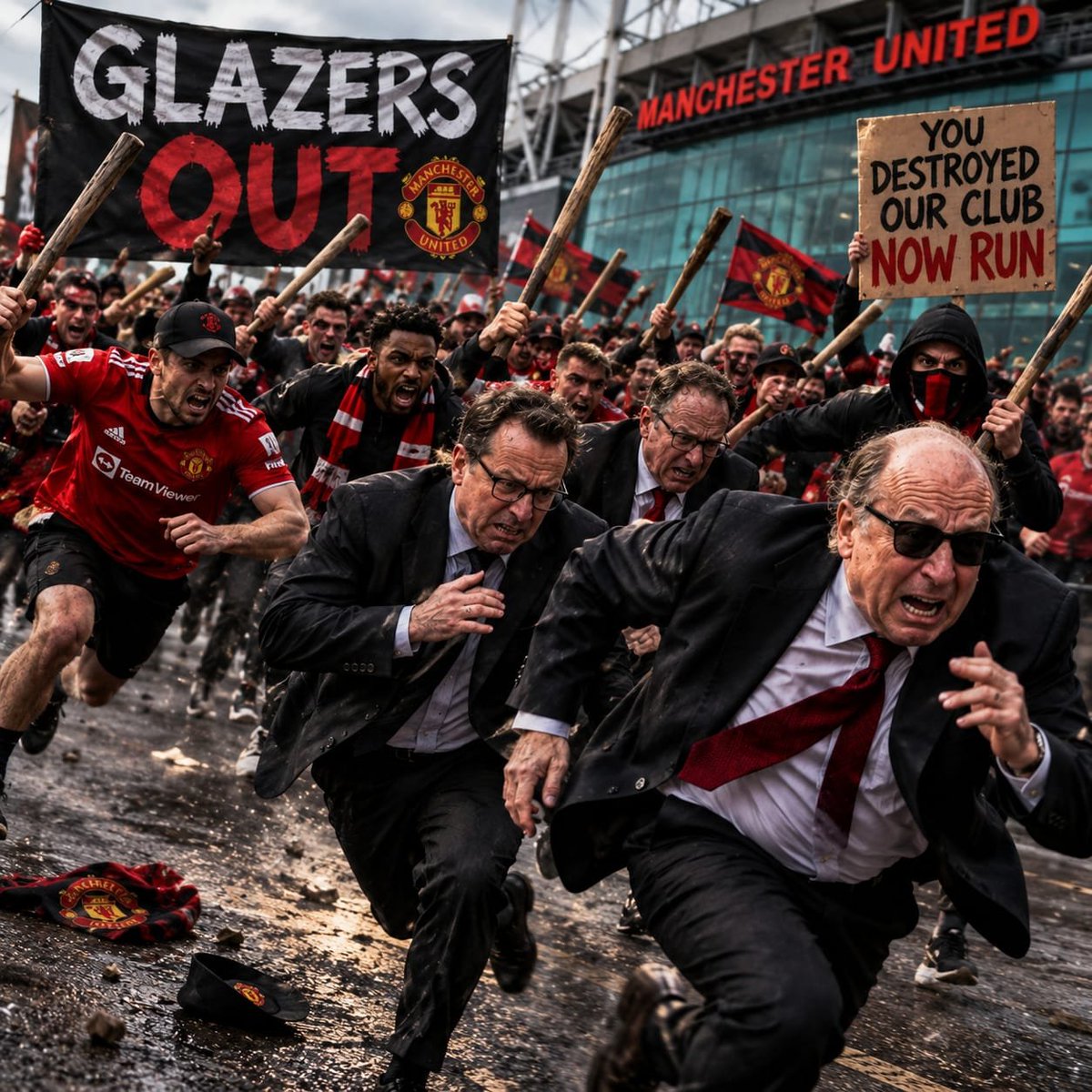 brooklyn74078's tweet photo. GLAZERS MUST GO.
The fans are tired. Manchester United deserves a fresh direction, real accountability, and a future focused on the club—not ownership interests. GLAZERS OUT. WE WANT OUR UNITED BACK. 🔴🟢🟡 #GlazersOut #MUFC #GlazersFullSaleOnly #GlazersSellManUtd #Boycottunited https://t.co/m4d8LU0xGL