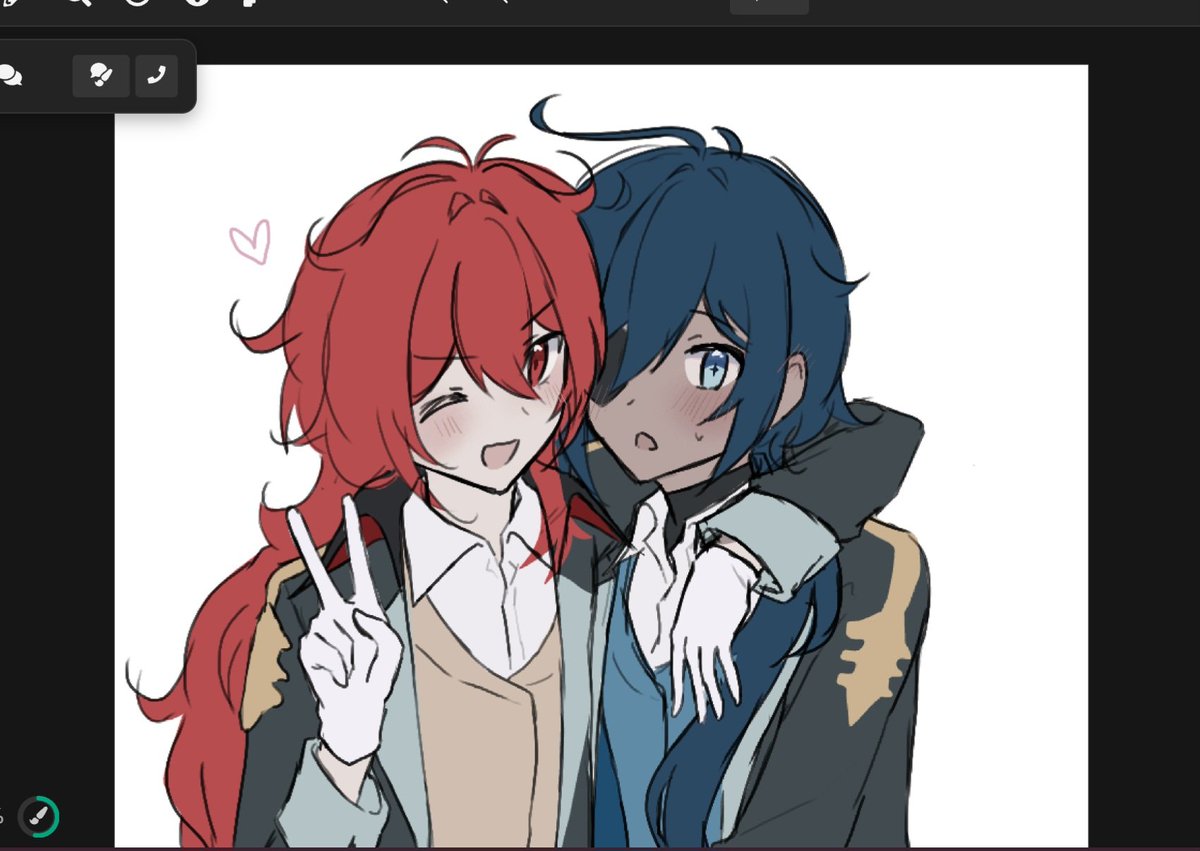 haru_0_0__'s tweet photo. ✌️😉
#wip #luckae #ディルガイ https://t.co/QAR19UsBfk