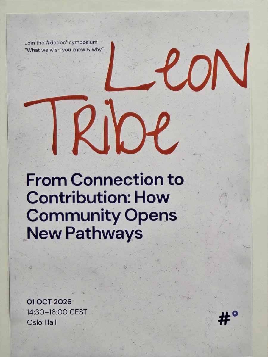 PracticalDeeb's tweet photo. I will be speaking at the #dedoc⁰ Symposium at #EASD2026 on the power of community https://t.co/pXVajuO1Ea