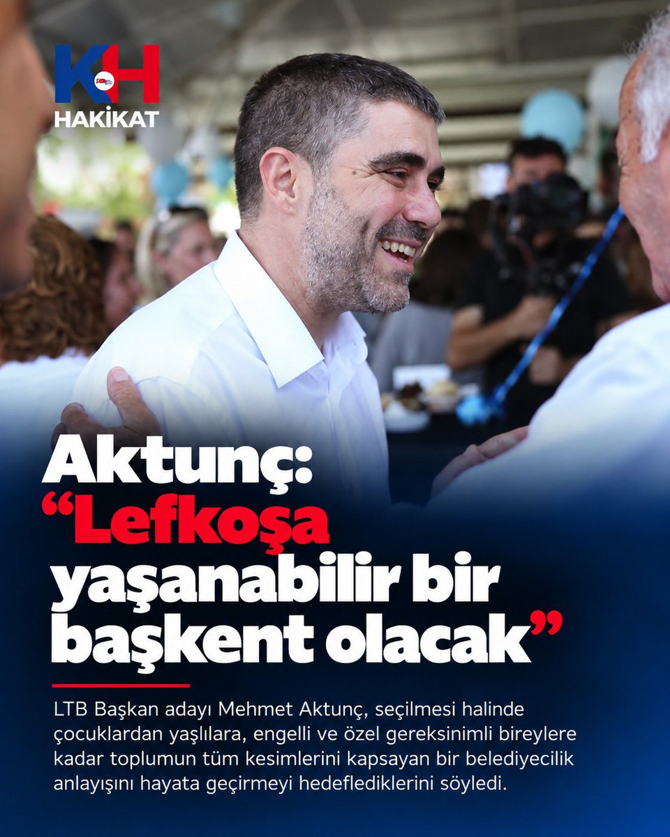 kibrishakikat's tweet photo. #MehmetAktunç #Lefkoşa #LTB #Belediyecilik #KKTC
@aktunc_mehmet https://t.co/6f6H78stKD