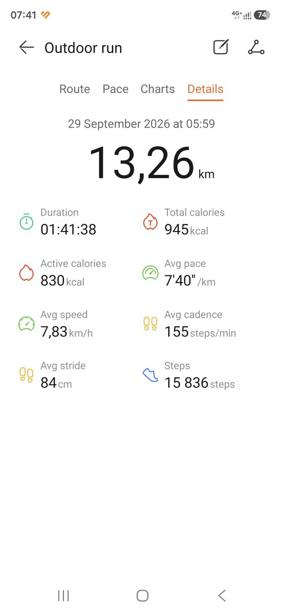 Thembis17774637's tweet photo. Tuesday run check ✔️ 
#Fetchyourbody2026 
#90dayswithoutsugar 
#habits 
#running https://t.co/k8lB2mueiA