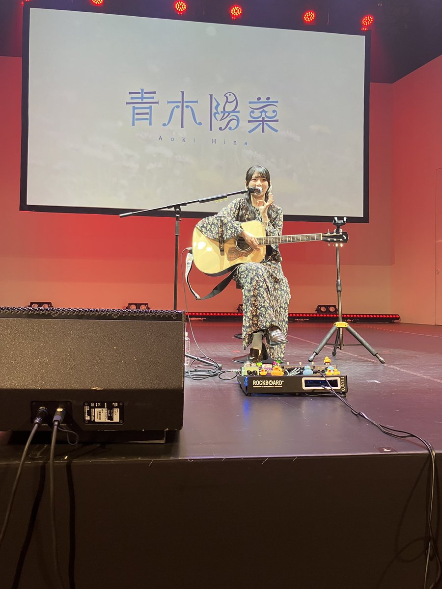 PIP14_jp's tweet photo. 何とタイムリー！
まさか土曜日ぶりという最短で青木陽菜さんに会えるとはっ！
しかも最前列で！
25.5k預けるだけで2曲も聴けるとかお得でしかないっ！
#ブシロード株主総会 https://t.co/u1P7u6UQeo