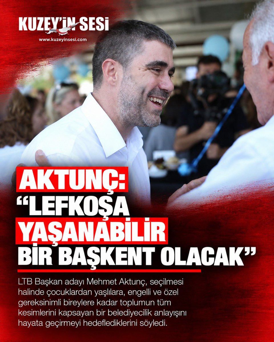 Kuzeyinsesii's tweet photo. #MehmetAktunç #Lefkoşa #LTB #Belediyecilik #KKTC
@aktunc_mehmet https://t.co/f1nDqZE9au