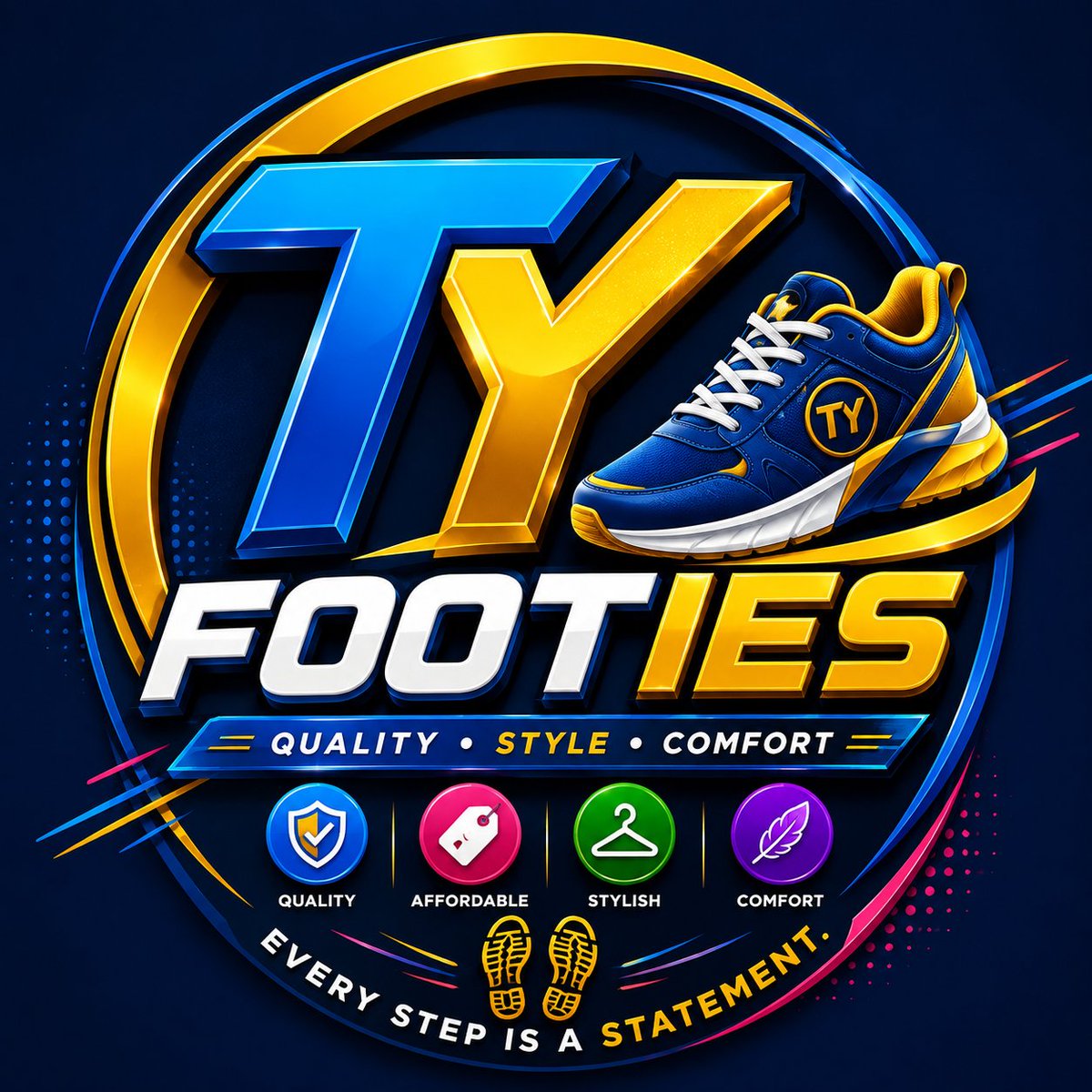TBOYCOZALINO's tweet photo. 👣 TY FOOTIES IS HERE! 🔥
Looking for footwear that gives you style, comfort &amp; quality without breaking the bank? Then you’re in the right place! 😍
From everyday casual looks to those “I need to step out looking good” moments, TY Footies has got you covered https://t.co/rUlVGlc5T6