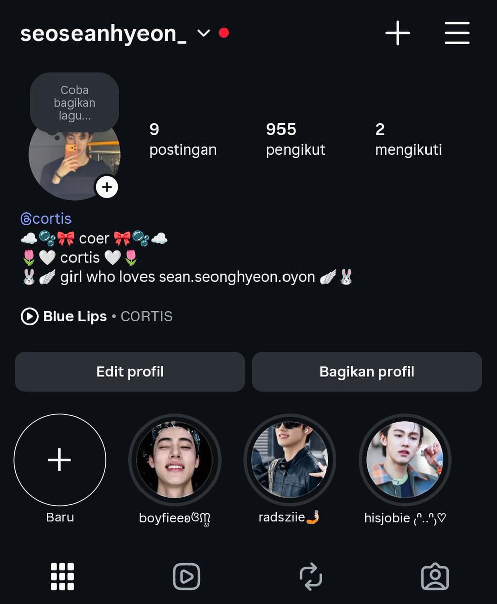 movrsel's tweet photo. @idunno0o0 WTS ACC INSTAGRAM FA F900+

85.000 

- Akun tahun 2025
- ada highlight &amp; arsip story 
- bekas acc female 
- bisa ganti data acc
- bebas untuk akun apa saja https://t.co/jOMgFCfOr4