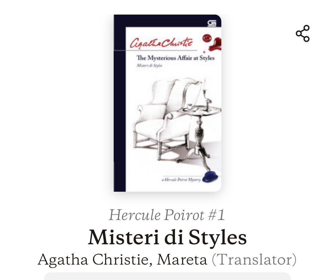 senansorai's tweet photo. 𝗰𝘂𝗿𝗿𝗲𝗻𝘁𝗹𝘆 𝗿𝗲𝗮𝗱𝗶𝗻𝗴. 

📖 Misteri di Styles 
📚 epub - indonesia
🗓️ 29 September 2026 https://t.co/Ud3mhdBOwN