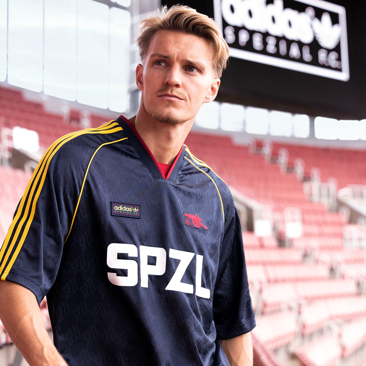 Arsenal's tweet photo. A SPZL collaboration ✨ 

🤝 @adidasfootball