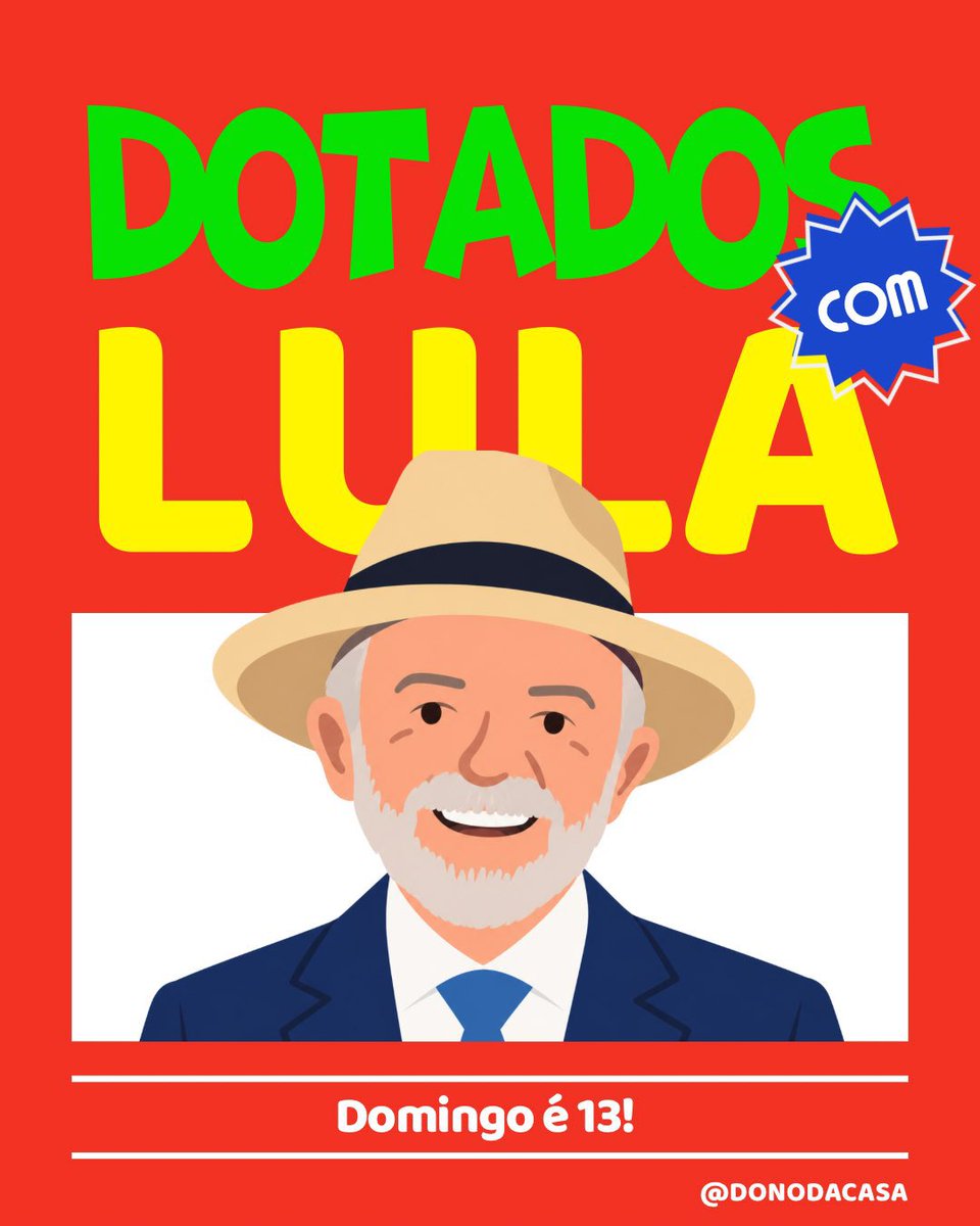 ahmeuszovo's tweet photo. Dotados com Lula 🚨  #LulaReeleito https://t.co/FnHXjUgtpb