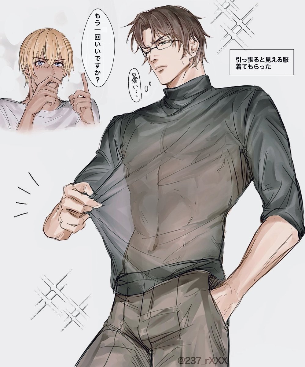 237_rXXX's tweet photo. スバルにどうしても着てもらいたくて描いたやつ… https://t.co/nUXS1oZQI7