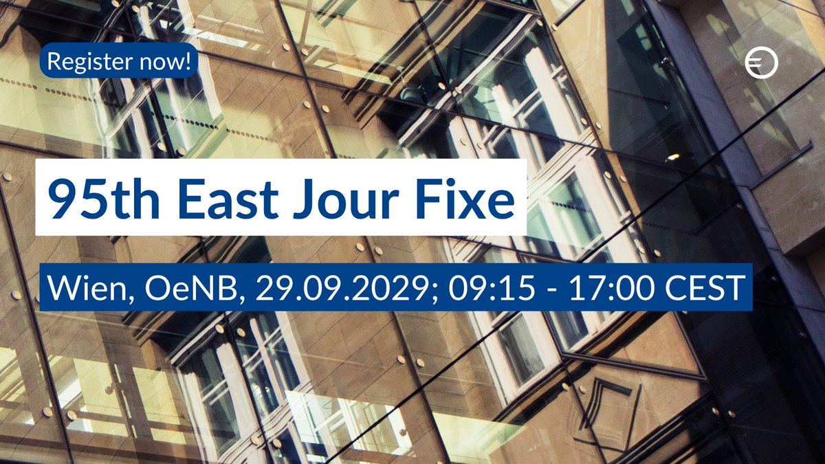 oenb's tweet photo. Inflation expectations matter. At today’s East Jour Fixe, experts are exploring how expectations are formed and how they shape economic outcomes. 

Want to join the conference online? Simply click the link, register, and receive the access details.

🔗 https://t.co/iLgbhXpN0i https://t.co/48EHhNcg0V