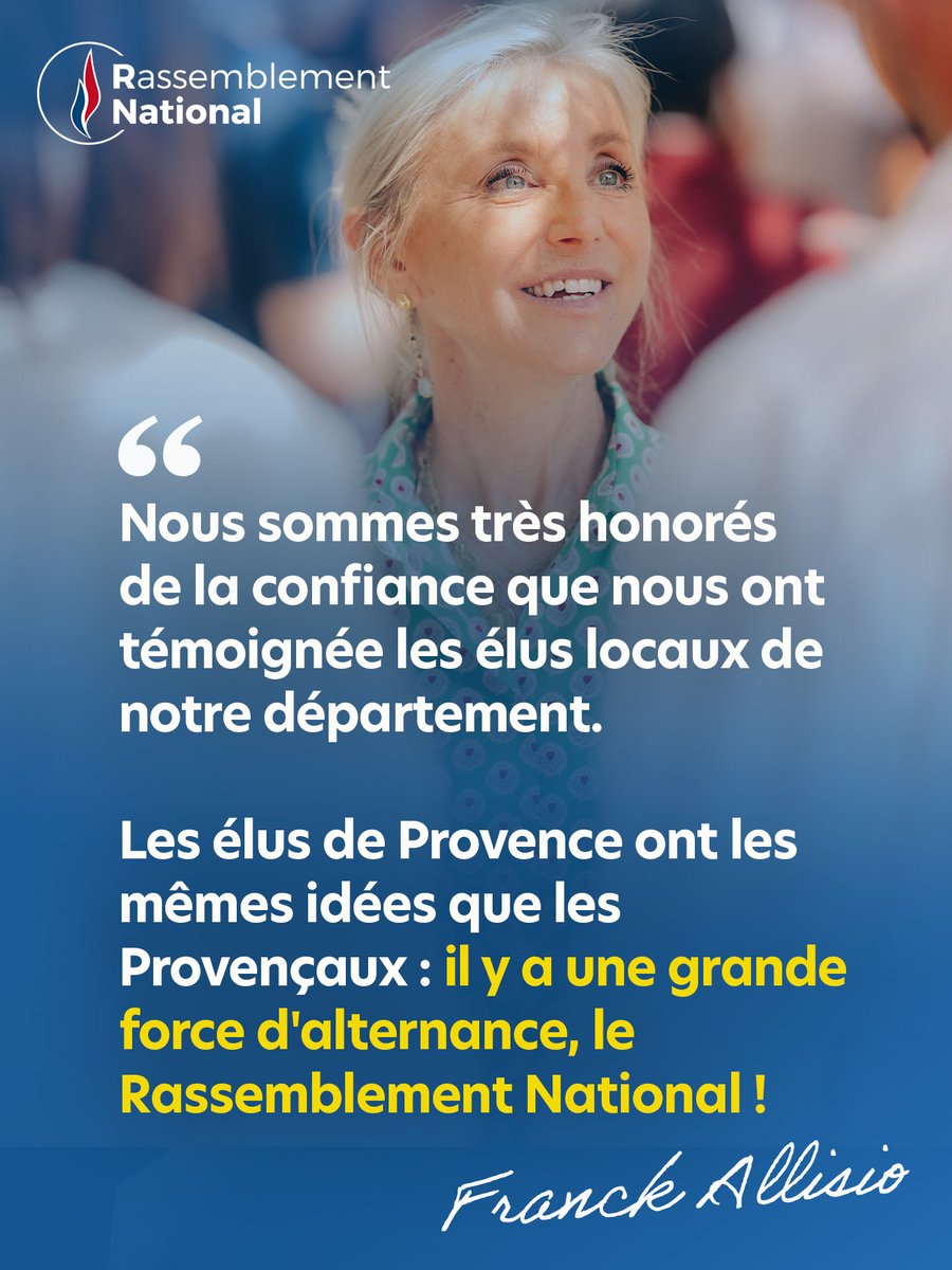 MPCallet's tweet photo. VICTOIRE !

Merci à tous ceux qui ont choisi notre liste dimanche dernier. C'est une fierté et un honneur de vous représenter au Sénat avec @BraviFabien .

Ensemble nous ferons rayonner la France et la Provence ! 

#senatoriales https://t.co/vD8zqpOhXg