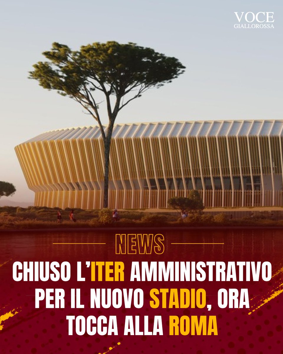 VoceGiallorossa's tweet photo. 🏟️ Nuovo Stadio - Chiuso l'iter amministrativo, ora tocca alla Roma
#ASRoma #Roma #StadioDellaRoma #Pietralata
https://t.co/v9OJ5B3L6y https://t.co/J1J8E5mrKe