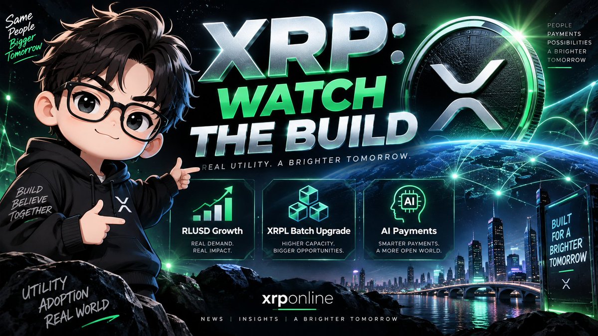 XRP_Online's tweet photo. 🚨 XRP HOLDERS: Don’t Just Watch the Price. Watch What’s Being Built.

While everyone debates where $XRP goes next, the XRP Ledger is quietly getting a lot more interesting.

💵 RLUSD is approaching $2.5 BILLION in circulation
⚙️ XRPL’s Batch upgrade is preparing to bring atomic, all-or-nothing transaction bundles
🏦 The feature could be useful for tokenised assets where payment + asset transfer need to happen together
🤖 Ripple is also pushing XRPL infrastructure for AI-agent payments

One catch: the Batch upgrade expected around Sept. 29 was delayed after validator support temporarily reset the activation clock. The earliest reported activation is now around Oct. 9.

The bigger XRP story may not be tomorrow’s price candle.

It may be the financial infrastructure being assembled underneath it.

👀 Are people underestimating what XRPL is becoming?

♻️ Repost if you’re watching the BUILD, not just the price.

#XRP #XRPL #Ripple #RLUSD #Crypto