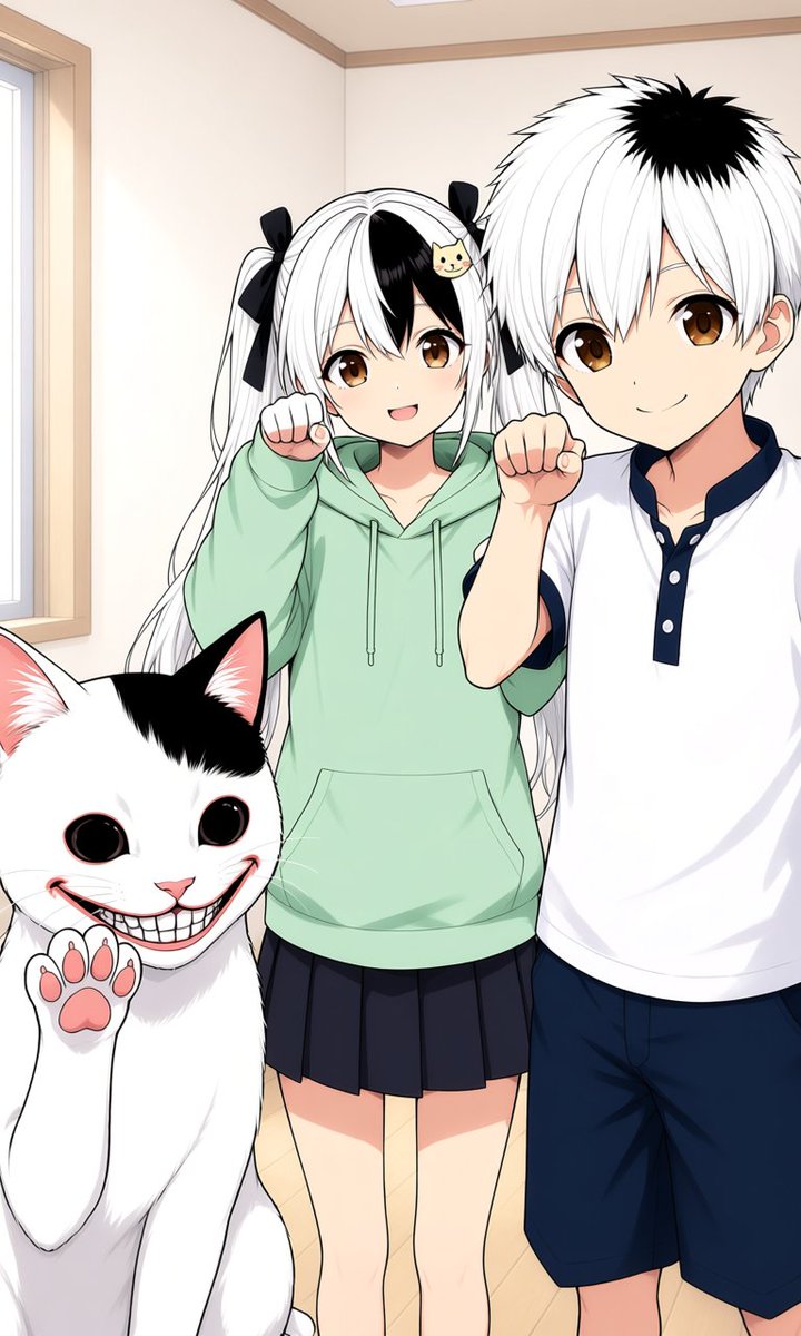 PYJudas1's tweet photo. #AIイラスト  #AIart️️️️️️️️️️️️️️️️️️️️️️️️️️️️️️️️️️️️️️️️️️️️️️️️️️️ 
 #Shota  #ショタ  #ロリ
 #人面猫  #たける https://t.co/QeVxNY0ho0