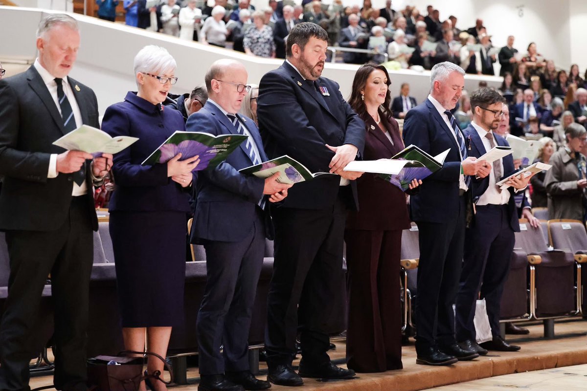 niexecutive's tweet photo. Deputy First Minister Emma Little-Pengelly and Junior Minister Joanne Bunting attended the National Police Memorial Day 2026 in Belfast, which commemorates police officers who have lost their lives while on duty.

Both Ministers said it was an honour to attend the important service and to pay tribute to those officers who have been killed or died on duty whilst protecting and serving their communities.
