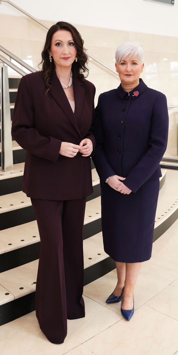 niexecutive's tweet photo. Deputy First Minister Emma Little-Pengelly and Junior Minister Joanne Bunting attended the National Police Memorial Day 2026 in Belfast, which commemorates police officers who have lost their lives while on duty.

Both Ministers said it was an honour to attend the important service and to pay tribute to those officers who have been killed or died on duty whilst protecting and serving their communities.