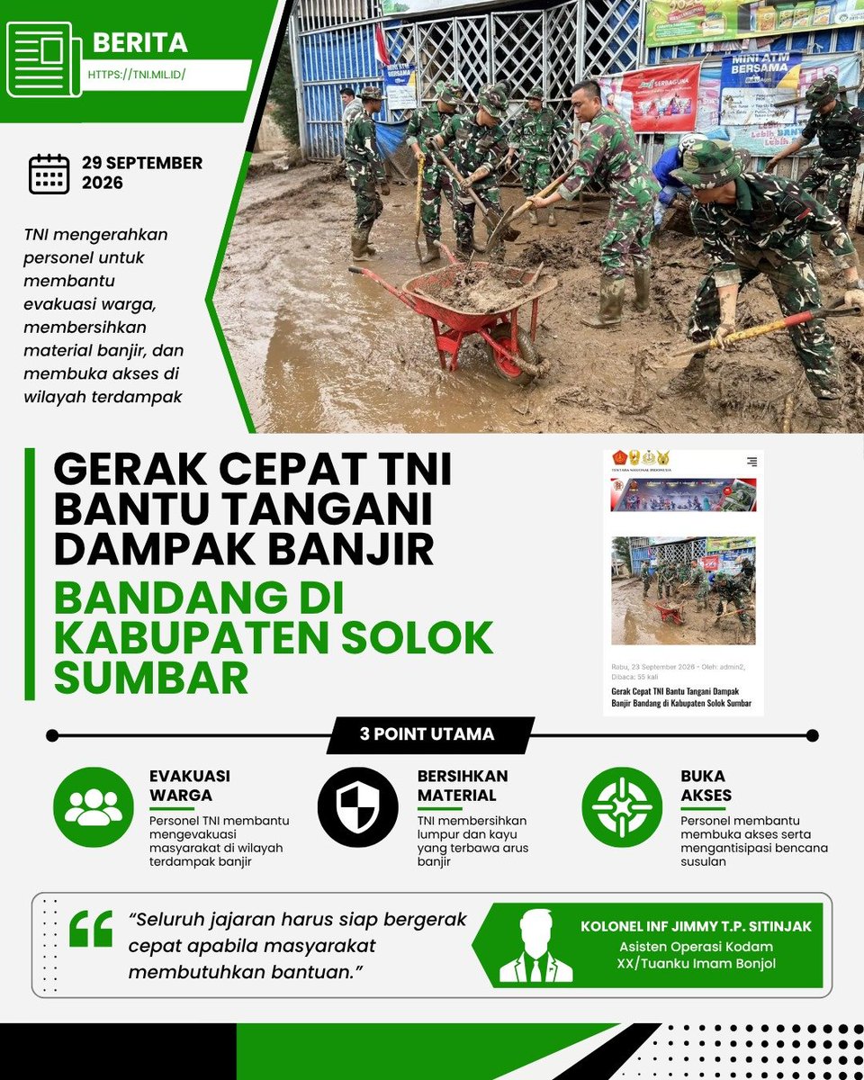 dilaminaex's tweet photo. Kegiatan TNI menjangkau kebutuhan dasar rakyat: air bersih, hunian, pangan, fasilitas kesehatan, dan lingkungan. Semuanya dirasakan langsung masyarakat.  Wujud Nyata Kepedulian https://t.co/Sn00O5HRHm