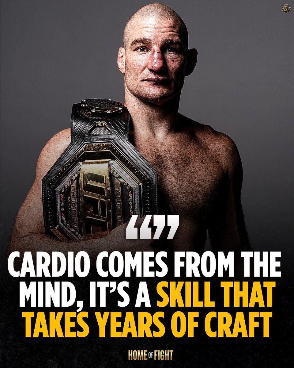 Home_of_Fight's tweet photo. 💥🫁 Sean Strickland says ‘cardio comes from the mind’:

“Cardio comes from the mind, I don’t give a f*ck what you’re doing. 

Anybody can be strong for 30 seconds, but being strong for 25 minutes, that’s a skill that takes years of craft.” https://t.co/0HAkK4Kj2s