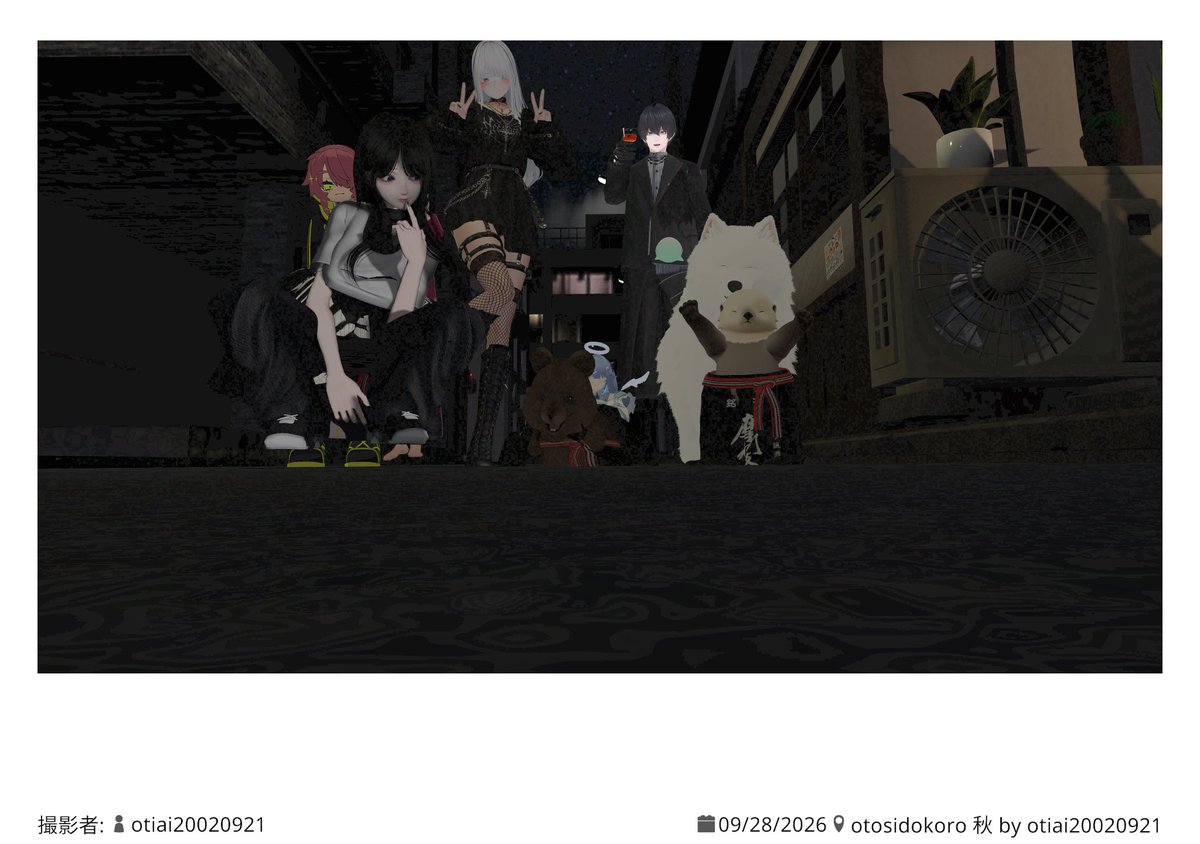 Rasujo_VRC's tweet photo. ここ最近のいつメンがアツくて楽しいch；；
のらさんにも会えたしちょーさいこう　#vrc落とし処 https://t.co/e9FtItrEPI