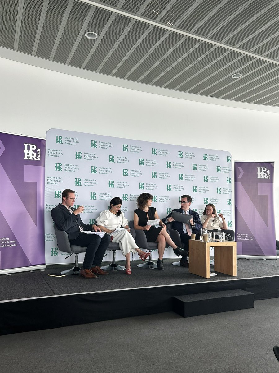 IPPRNorth's tweet photo. 🧹Second day of LPC: done and dusted 

Busy morning of panels, followed by the Chancellor’s speech, on to meetings, lunches, and round tables. 

Then some great events in the evening, where northern mayors have been put front and centre 👏

Now we’re raring to go for day 3 💪🚀 https://t.co/MpF5cl8mNB