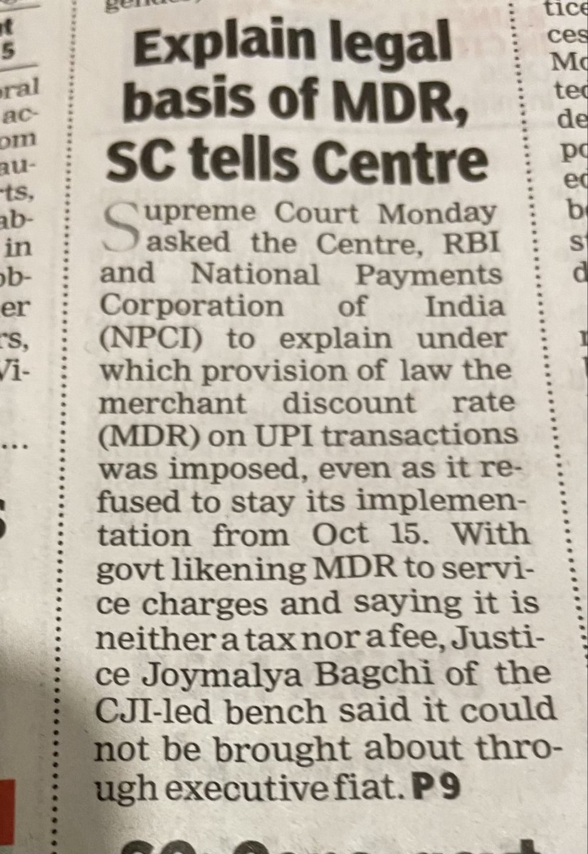 DeroRayBombay's tweet photo. My Lords, If you make UPI payments please recuse. Pass on to brother Justices please. https://t.co/48QKWKBdby
