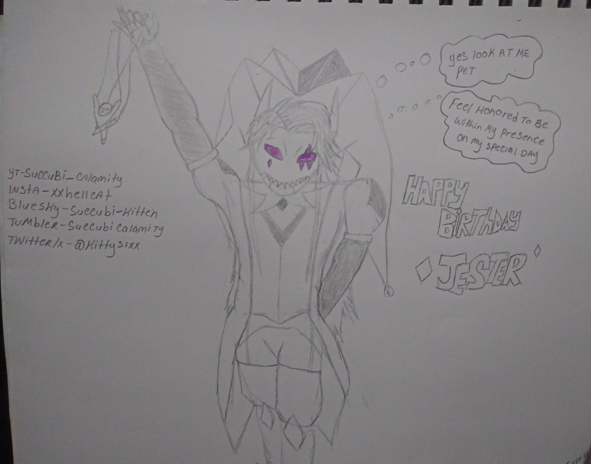 kittysixx's tweet photo. happy slay day jester #tfc #thefreakcircus #fanart #jester https://t.co/IpfQg92u2e