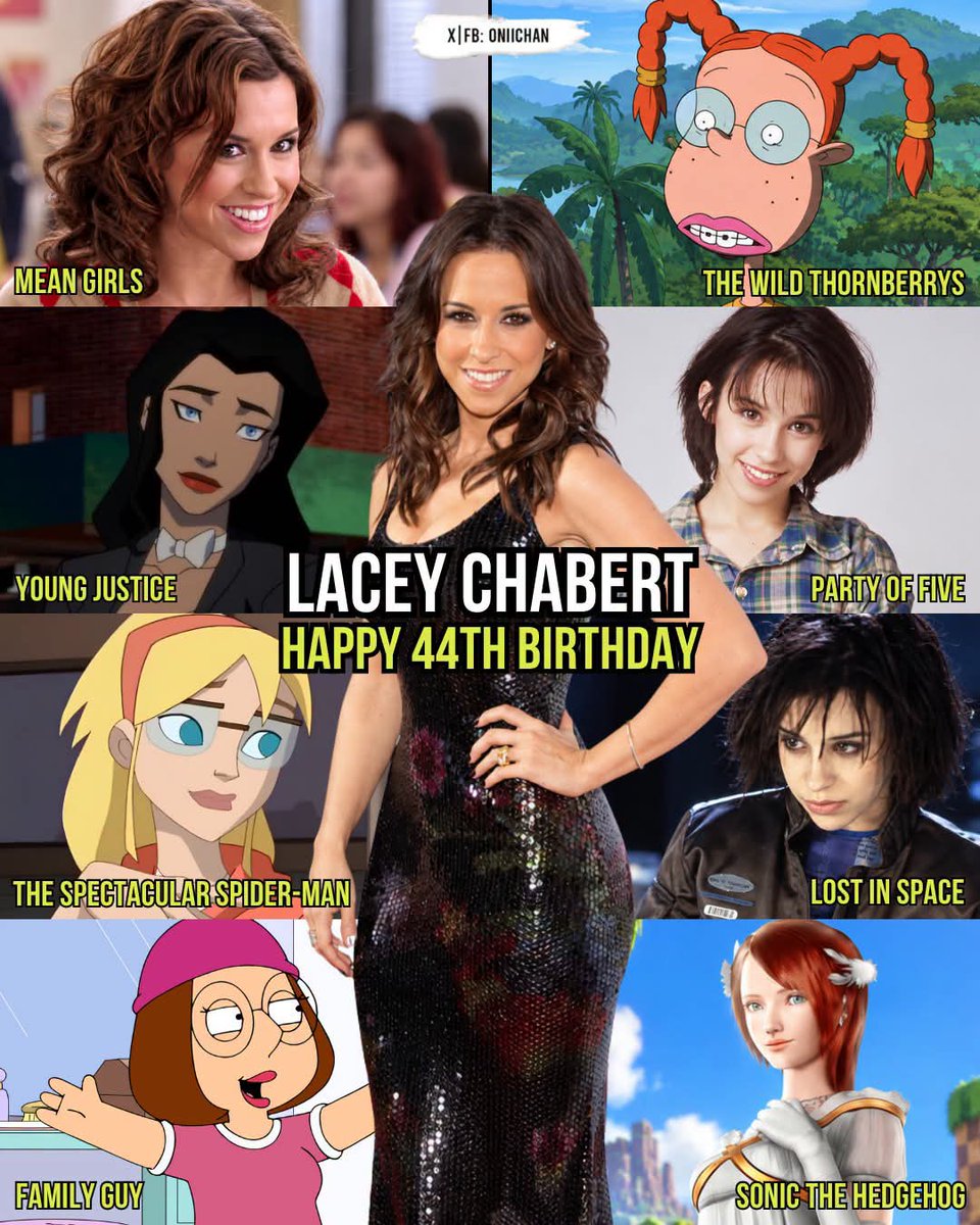 oniichanph's tweet photo. Mean Girls and Wild Thornberry's Star Lacey Chabert Celebrates 44 Years of Memorable Roles On Screen and Behind the Mic! 🎬🎙️

Chabert has built a career that stretches from beloved teen comedies and family dramas to animation, superhero projects, and video games.

She remains instantly recognizable as Gretchen Wieners in Mean Girls, while her voice work includes Eliza Thornberry in The Wild Thornberrys, Zatanna Zatara across multiple DC projects, Gwen Stacy in The Spectacular Spider-Man, and the original voice of Meg Griffin in Family Guy.

Some of her most memorable roles include:
• Gretchen Wieners (Mean Girls)
• Eliza Thornberry (The Wild Thornberrys / Rugrats Go Wild)
• Zatanna Zatara (Young Justice / Justice League Action / Injustice)
• Gwen Stacy (The Spectacular Spider-Man)
• Meg Griffin (Family Guy)
• Claudia Salinger (Party of Five)
• Penny Robinson (Lost in Space)
• Princess Elise (Sonic the Hedgehog)
• Vitani (The Lion King II: Simba’s Pride / The Lion Guard)
• Dani Burns (Transformers: Rescue Bots)
• Zeta the Sorceress (Shimmer and Shine)
• Mako (Star Wars: The Old Republic)
• Aleu (Balto II: Wolf Quest)
• Tanya Mousekewitz (An American Tail Franchise)
• Kaycee (Bratz)
• Amanda Becker (Not Another Teen Movie)
• Tess Harper (Crossword Mysteries)
• Avery Morrison (The Wedding Veil Franchise)
• Kathy Barrett (Hot Frosty)
• Dana Mathis (Black Christmas)

Few performers have moved so naturally between live action and voice acting, and Chabert’s résumé continues to connect audiences across generations.

Wishing Lacey Chabert a wonderful 44th birthday and another year filled with memorable characters and new adventures! 🎂✨