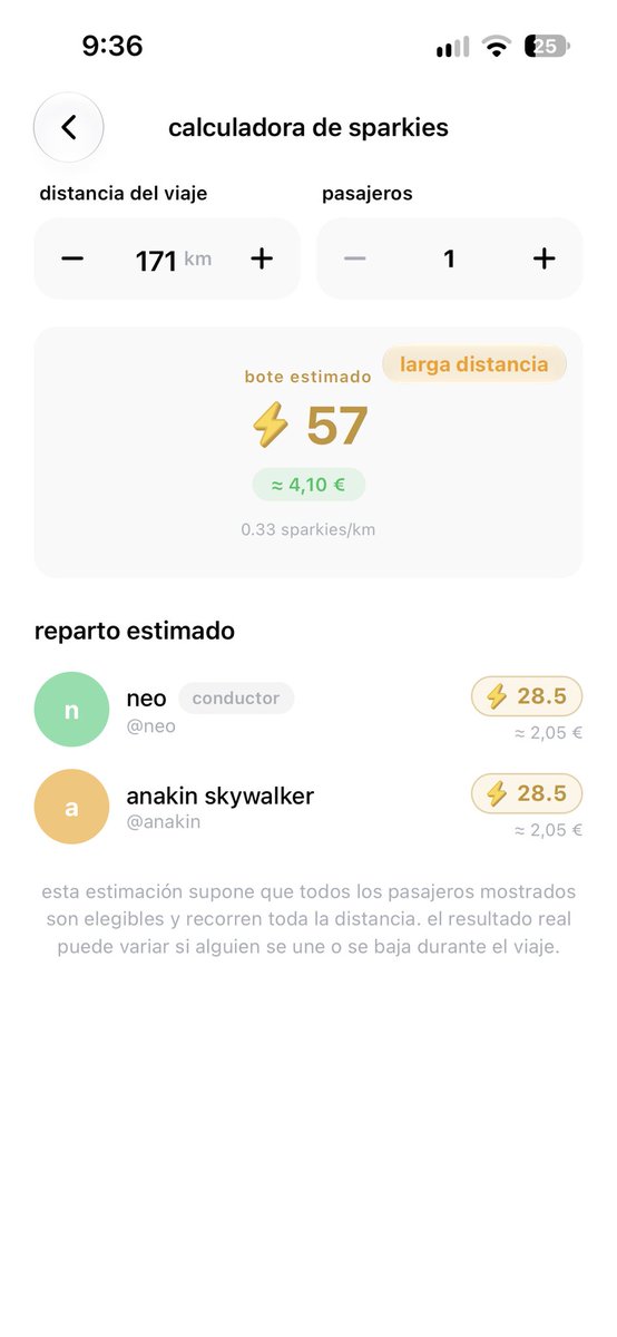 Rub3n81's tweet photo. @IngAhorrador Una duda que tengo:
Si haces un trayecto de más de 170km solo te llevas 57? https://t.co/BCXPsXTidI