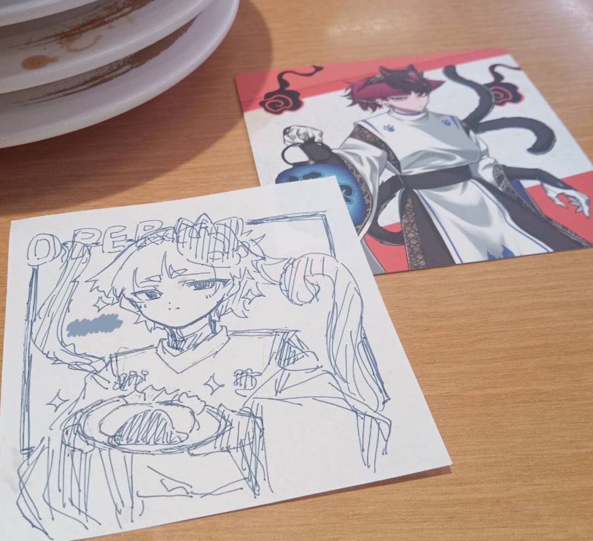 Azuma8246911's tweet photo. NeCoLabo Cafe🏮
#魔入間好きさんと繋がりたい 
#魔入間絵描きさんと繋がりたい https://t.co/YSjZbEHH8z