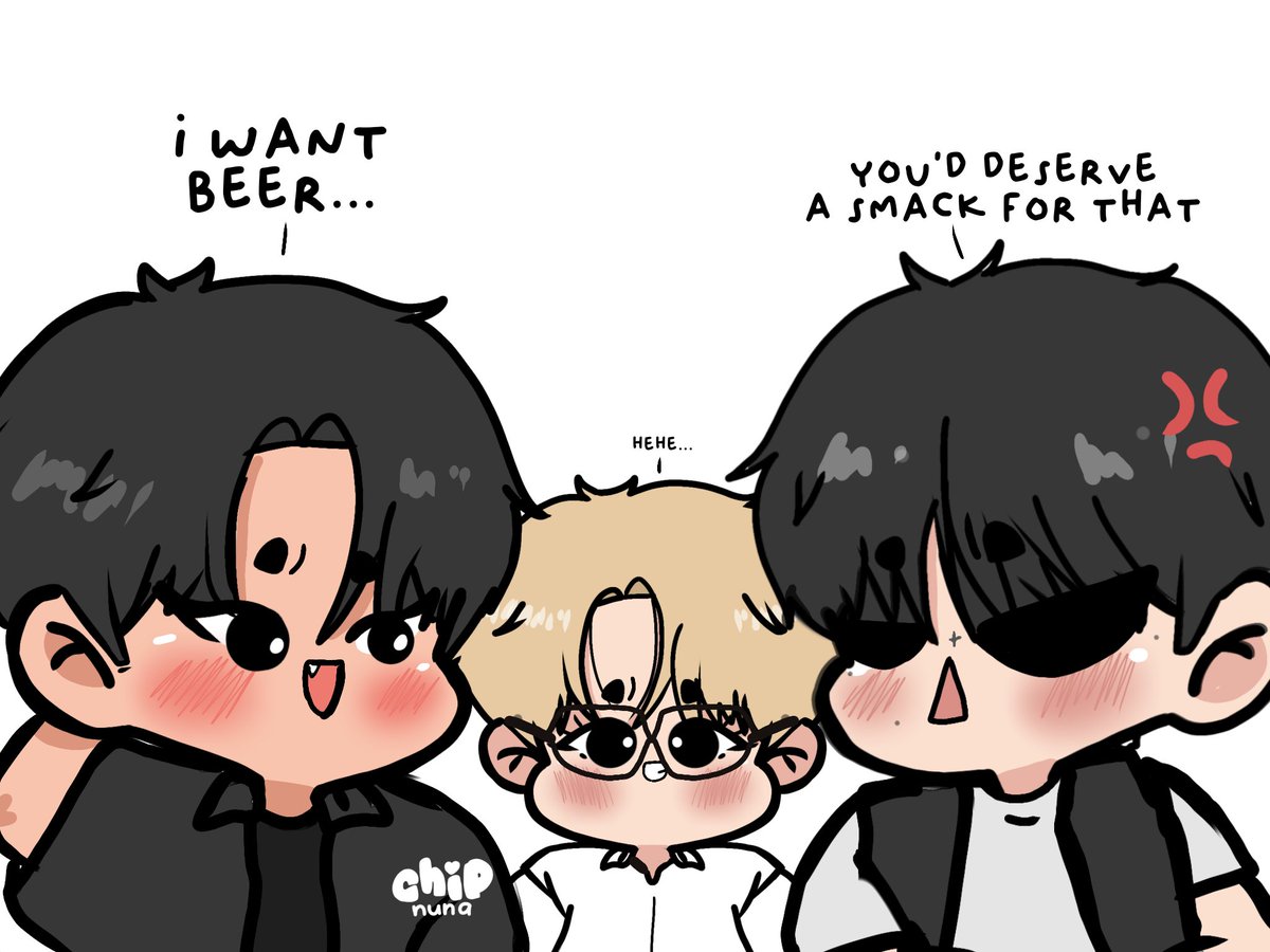 chipnuna's tweet photo. 💎 ; different group, different maknae treatment wkwk

@treasuremembers https://t.co/7d4wK2pdRh