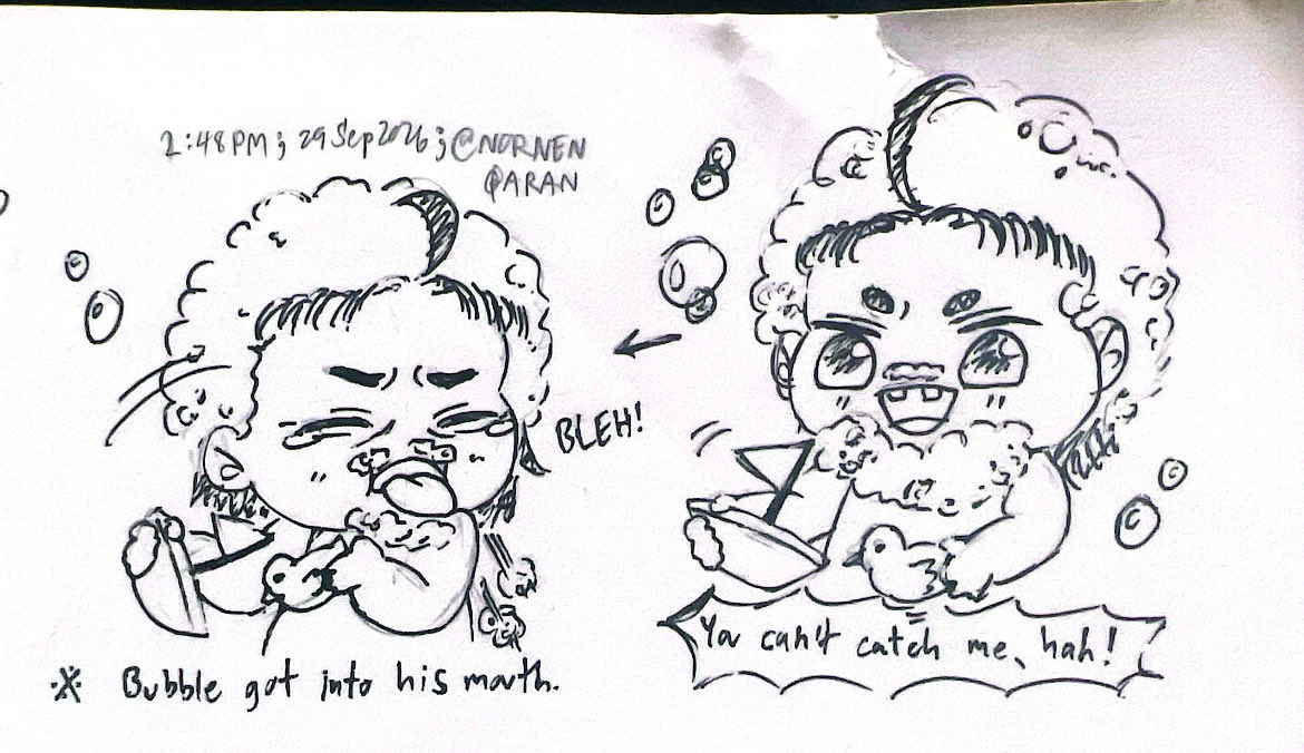 NORNENGARAN's tweet photo. Washing Sherly blub blub blub

#yuumori
#mtp
#ynm
#sherlockholmes
#憂モリ https://t.co/IxH7Gu34hf