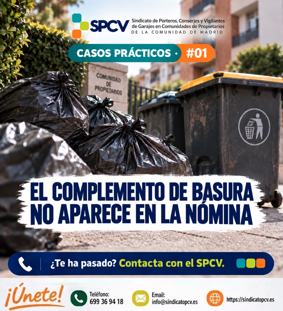 SindicatoPCV's tweet photo. 📌 CASOS PRÁCTICOS · #01
 El complemento de basura no aparece en su nómina
Un trabajador detectó que no estaba cobrando el complemento de basura al que tenía derecho.
el Gabinete Jurídico del @SindicatoPCV, reviso el caso.👇 https://t.co/r215nQGugM