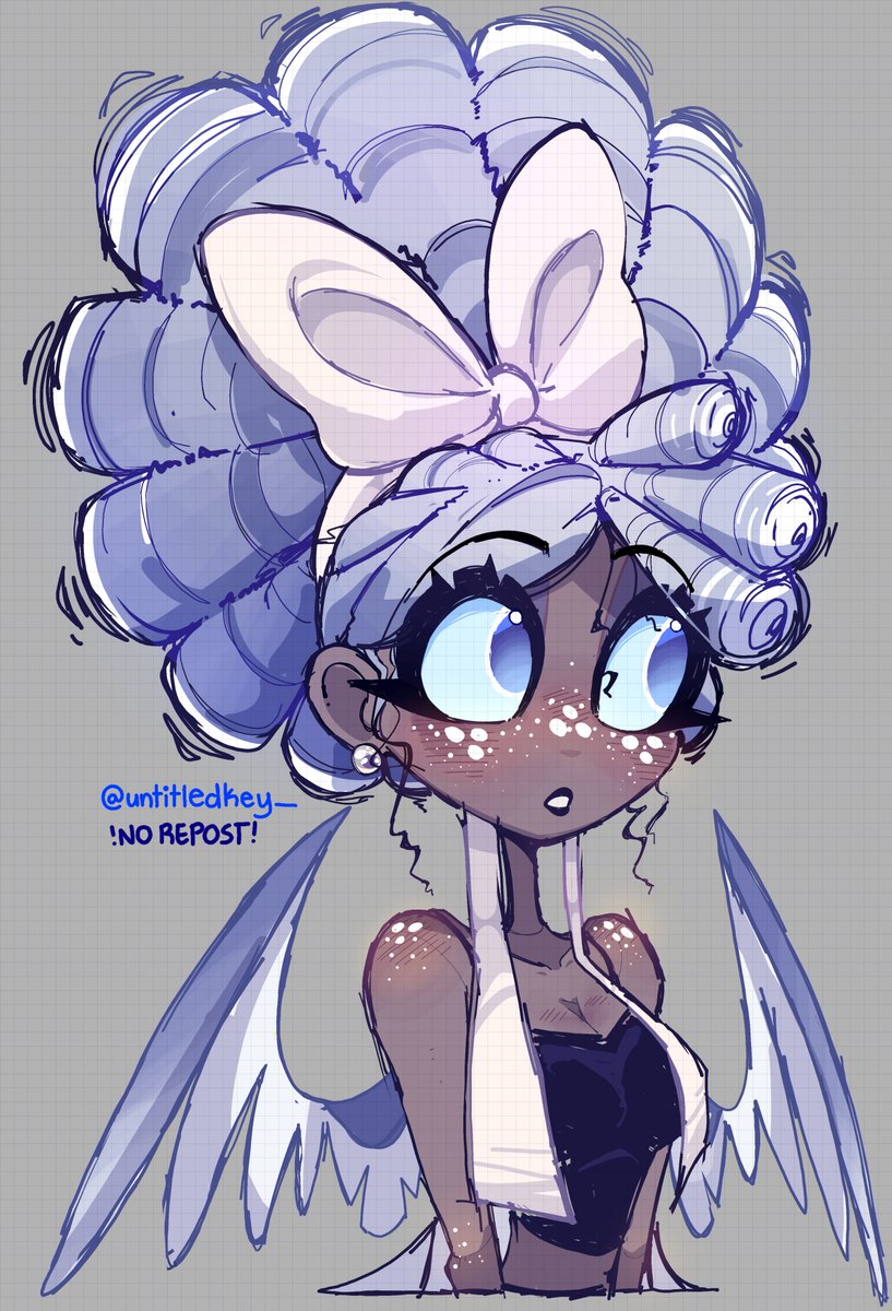 untitledkey_'s tweet photo. #hazbinhotel #emilyhazbinhotel 

My sweet baby angel. Mwah 💙 https://t.co/RxiH6Msc44