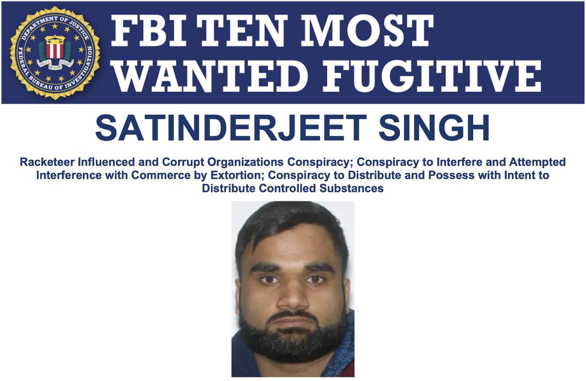 Saba5670's tweet photo. From extortion rackets in South Asia to violent gang operations and assassinations in North America, the Lawrence Bishnoi gang's network is crashing down. The FBI's action signals a massive crackdown on Indian transnational crime syndicates!
#BishnoiGangExposed #FBIMostWanted https://t.co/loyPl4MXKu